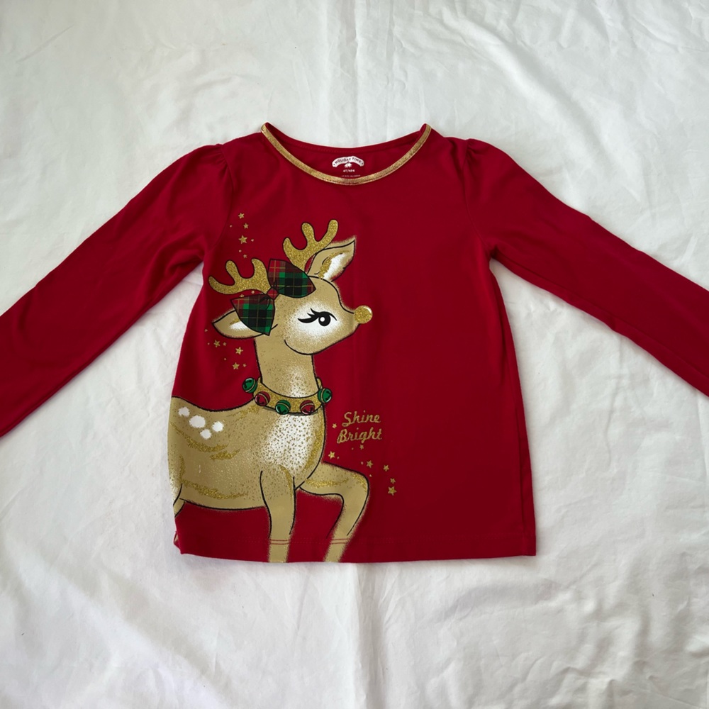 Holiday time reindeer shirt